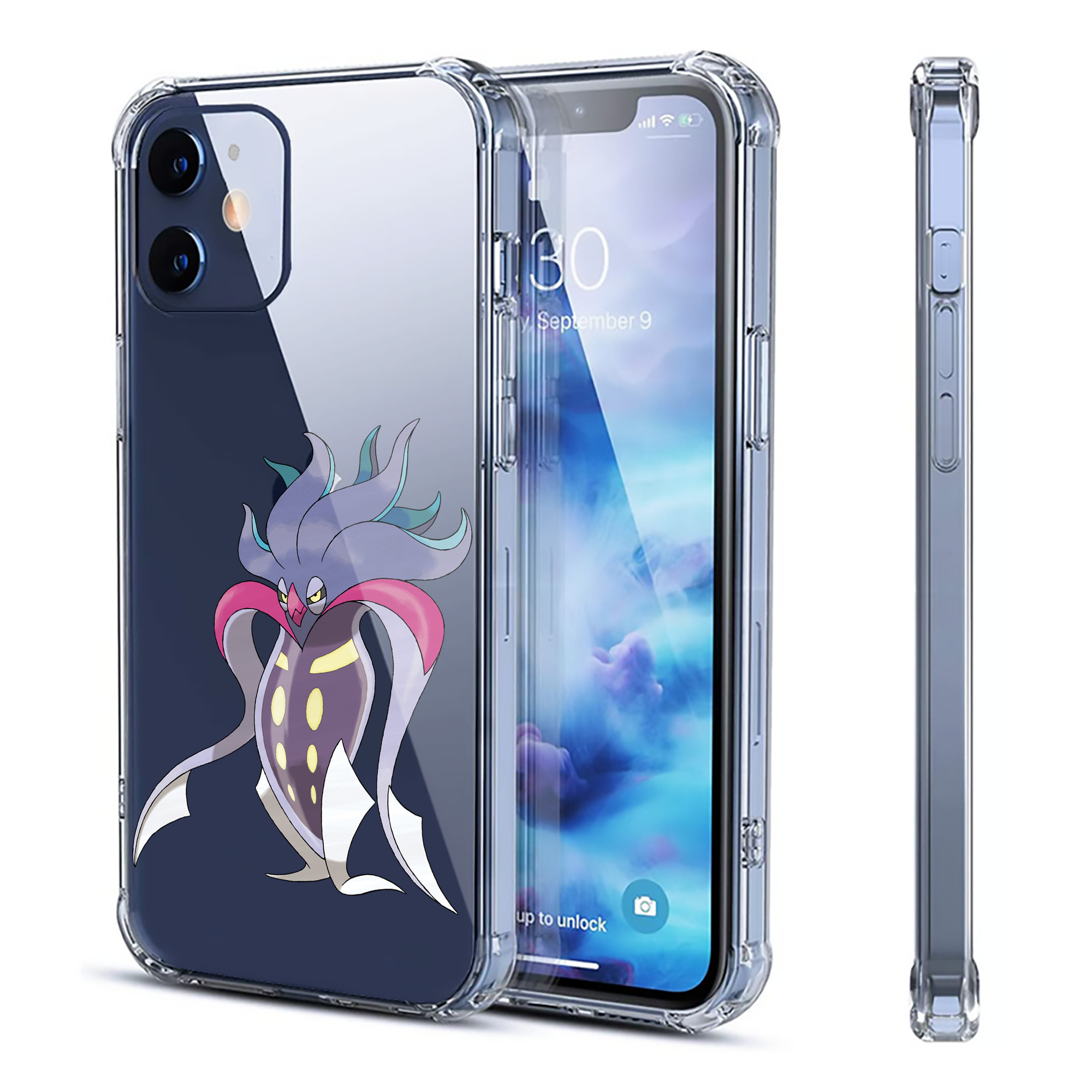 （画像用） ポケットモンスター Pokémon 【iPhone 12シリーズ対応】透明スマホケース（クリアソフトケース）
